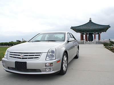 Cadillac Sts 2003. Cadillac let out only the